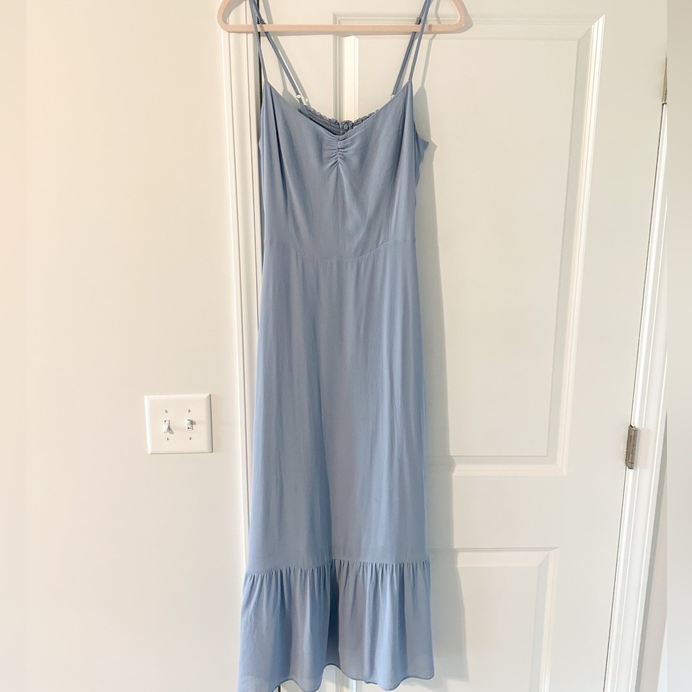 Reformation Light Blue Midi Slip Dress - Picture 8 of 8
